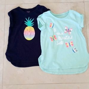 Girls size 5 tees
